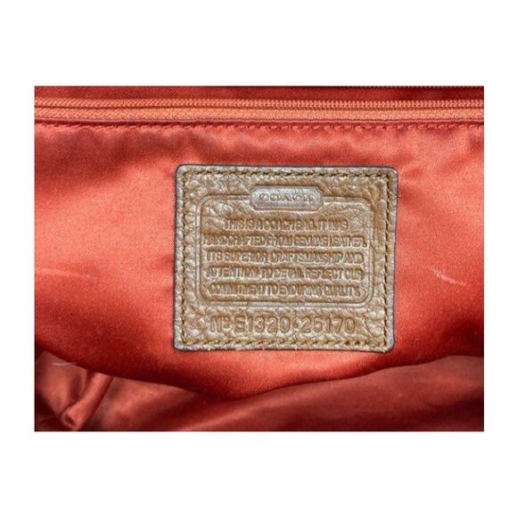 Coach Legacy Brown Pebbled Leather Satchel Shoulder Bag 25170 - Picture 3 of 7